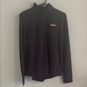 Vineyard Vines Black Zip Up Sweater